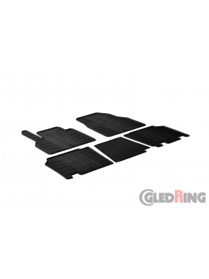 Original Gledring Passform Fußmatten Gummimatten 4 Tlg.+Fixing - Mercedes-Benz Citan 2012->
